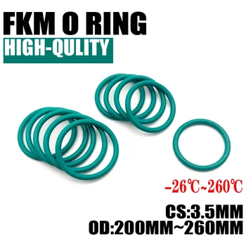 1pcs מעולה FKM פלואור גומי או טבעת CS 3.5 מ 