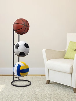 כדורסל אחסון מדף בורג-חינם נייד חיצוני כדורגל המתלה.