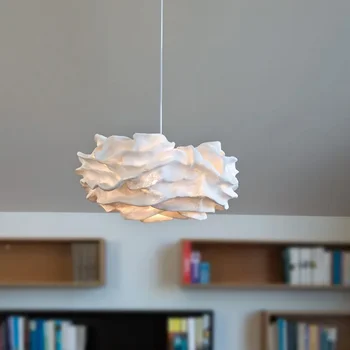 סקנדינבי מינימליסטי סלון ענן מנורות שנדליר מודרני מעצב יצירתי ללמוד חדר אוכל חדר השינה אמנות נברשת אור Led