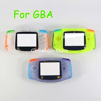 5sets עבור Game Boy Advance GBA מסוף חלומי מלא להגדיר דיור מעטפת צבע רפידות גומי כפתור מסך עדשה ברגים עבור GBA חלום