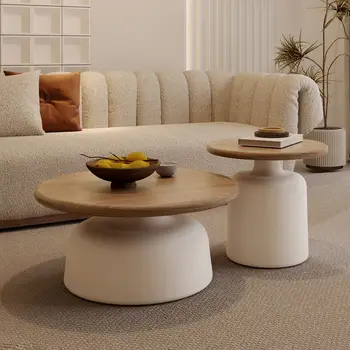 מינימליסטי עץ, שולחן קפה יוקרתי מרכז אסתטי מעצב צד שולחן כתיבה שירות Mesas את הבאג הרהיטים בסלון