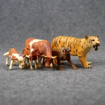 מיני טייגר פרה, פרות צעצוע מתנה הנער של הילדים קוגניטיבית waiwai