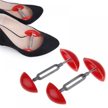 2Pc מיני נייד הנעל האדומה אלונקות על עקבים גבוהים מתכוונן נעל העץ הרחבה גברים, נשים, רוחב Extender השומר Schoenspanner