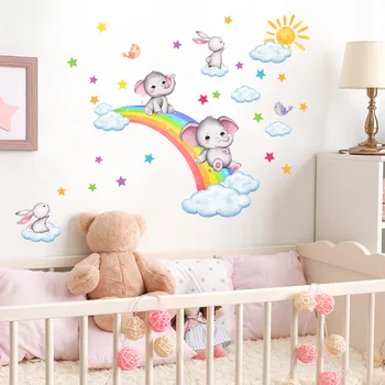 מקסים הקשת סדרת מדבקות קיר נשלפת PVC עיצוב הבית הסלון Bedrooma מסעדה חדר ילדים