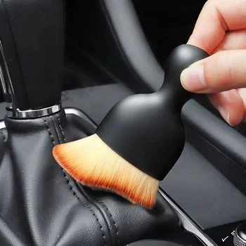 1PCS המכונית אבק לנקות את מברשת ניקוי כלים אביזרי רכב עבור טויוטה יאריס קורולה Chr Auris פרדו Avensis אבלון Verso Rav4 (גרמנית)
