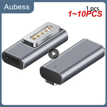 1~10PCS סוג C/DC5521 מגנטי USB משטרת מתאם עבור Magsafe1/Magsafe2 ה-MacBook Air/ USB C נקבה טעינה מהירה לחבר