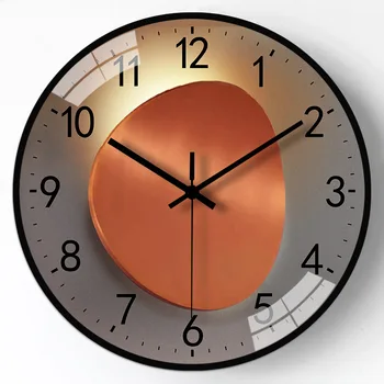 מודרני מינימליסטי רכוב שעון קיר יצירתי שעון קיר למשרד הקיר בסלון קישוט הבית פריט קיר מדבקת השעון