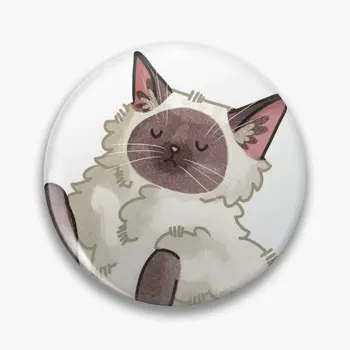 רגדול, חתול רך כפתור Pin תג מצחיק תכשיטים קולר כובע סיכה חמודה נשים מתנה יצירתית המאהב עיצוב הסיכה בגדים
