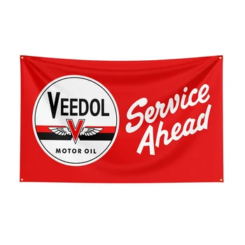 3x5Ft Veedols דגל פוליאסטר מודפס מכונית מירוץ הדגל עבור עיצוב 1 - Ft דגלים,תפאורה דגל קישוט באנר דגל