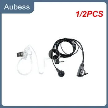 1/2PCS Baofeng אקוסטית אוויר צינור מיקרופון מיקרופון אוזניות Earbud אוזניות אוזניה אוזניות על קנווד מכשיר הווקי טוקי