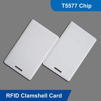 125Khz RFID T5577 לכתיבה מחדש של כרטיס חכם עבה יותר עבור מלון מנעולים נוכחות צוות בית הספר בקמפוס גישה חברות ניהול