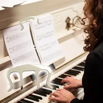דף המוזיקה מחזיק אנטי-הפסקה מוסיקה מהדק נייר חלקה עמוד מתקן קומפקטי הכבדות פסנתר ציון דף המוזיקה הולדר