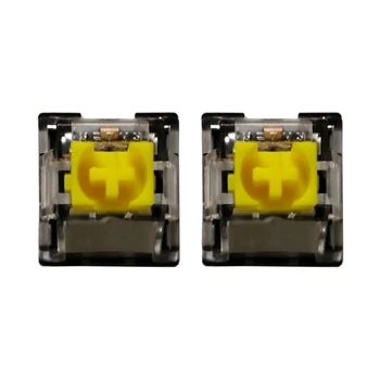 2Pcs RGB צהוב מתגים Razer אלמנה שחורה המשחקים קלידים אחריות על מקלדת מכנית