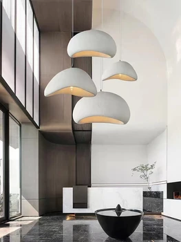 מעצב מסעדה קולבים נורדי קרם סגנון הסלון, חדר העבודה, חדר שינה, לובי אור מינימליסטי בסגנון יפני אור